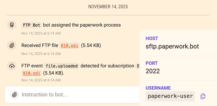 FTP and EDI Pipelines