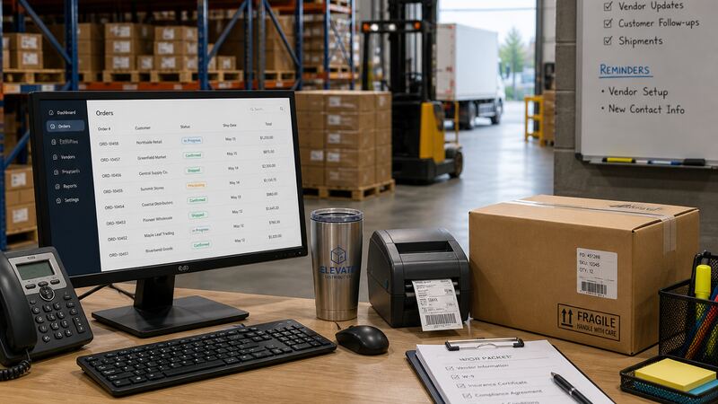 Customer and vendor paperwork